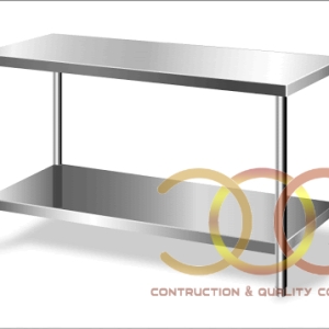 BÀN INOX 1 KỆ DƯỚI