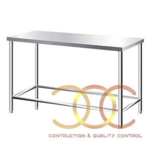 BÀN INOX KHÔNG KỆ DƯỚI 